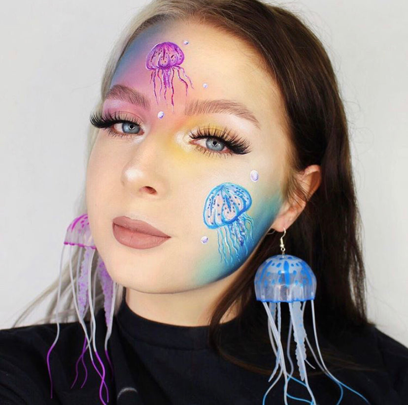 jellyfish face paint