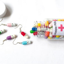 Load image into Gallery viewer, Happy Pill Earrings