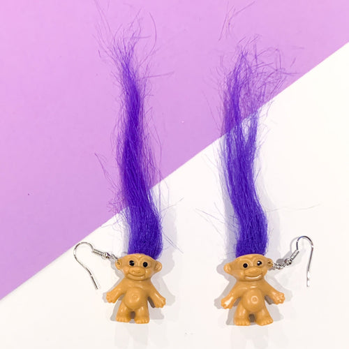 TROLL Doll Earrings