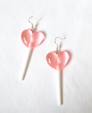 Load image into Gallery viewer, Heart Lollipop Earrings