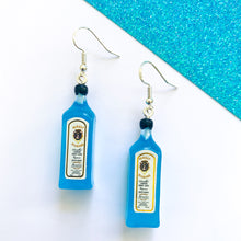 Load image into Gallery viewer, Blue Gin Earrings