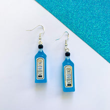 Load image into Gallery viewer, Blue Gin Earrings