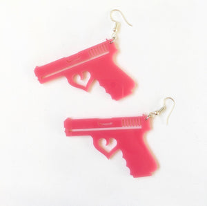 Gun Earrings