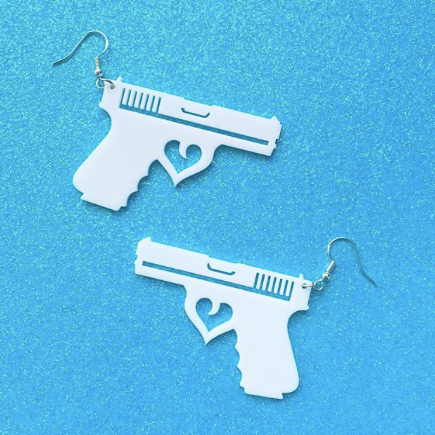 Gun Earrings