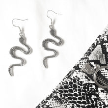 Load image into Gallery viewer, Large Snake Earrings