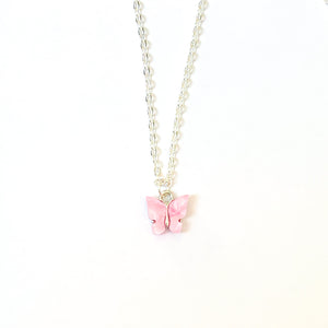 Pastel Butterfly Necklaces