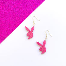 Load image into Gallery viewer, Pretty In Pink Playboy Earrings