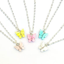 Load image into Gallery viewer, Pastel Butterfly Necklaces