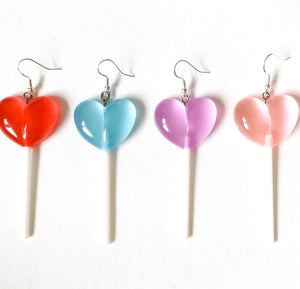 Heart Lollipop Earrings